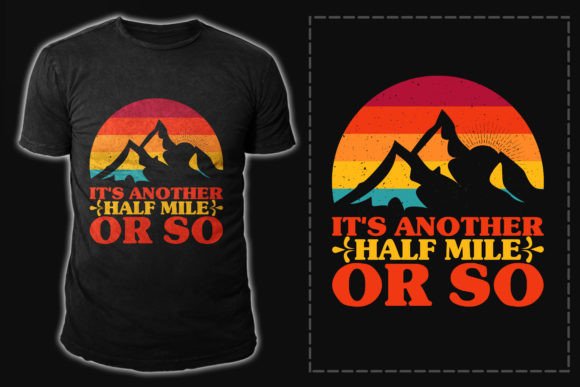 Download Hiking Vector Vintage  T Shirt Design - Sign Collection