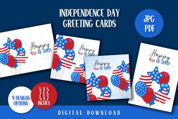 Download 4th of July Greeting Cards | USA Design - Sign Collection