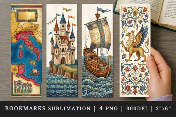 Download Historical Bookmark Design Set - Sign Collection
