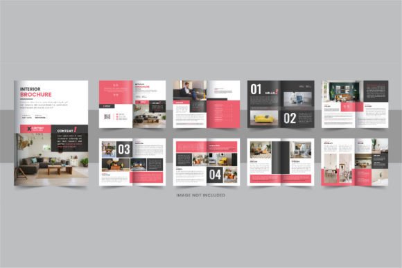 Download Interior Brochure Design Template Layout - Sign Collection