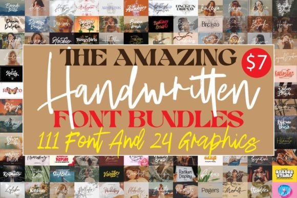 Download The Amazing Handwritten Font Bundles - Written font Collection