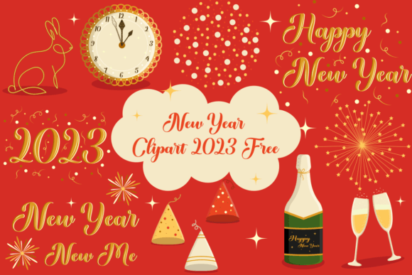 Download New Year 2023 Clipart Free - Free Collection
