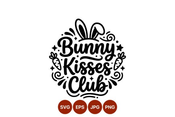 Download Bunny Kisses Club Cute Hand Lettering - Cute hand lettering Collection
