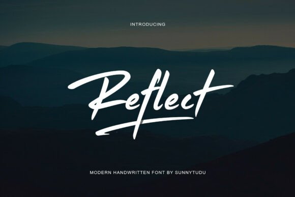 Download Reflect Handwritten Font - Written font Collection