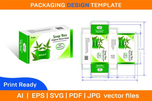 Download Neem Soap 75 Gm Box Packaging Design Tem - Sign Collection