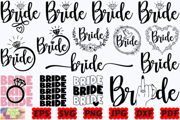 Download Bride SVG | Bridal Party SVG | Wifey Svg - Bridal Collection