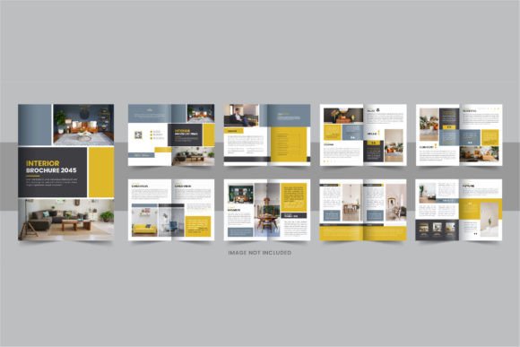 Download Interior Brochure Design Template Layout - Sign Collection