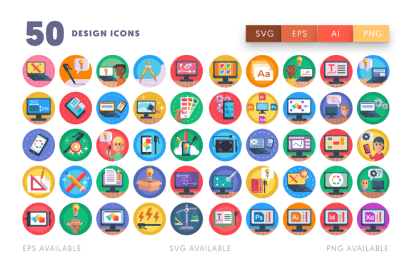 Download 50 Design Icons - Sign Collection